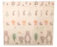 Double-sided foam pad for children, London Bus Forest 200x180 cm
