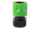 Garden hose quick connector 1/2 inch, green