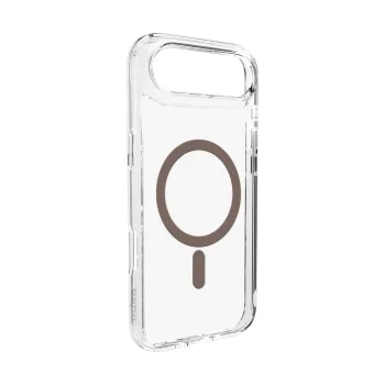 Puro Lite Mag Case for iPhone 17 Air, Transparent with Brown Ring