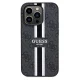 Guess iPhone 15 Pro Max Case 4G Printed Stripes MagSafe, Black