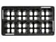 DIVODV Seedling Trays for Sowing and Planting, 8 Cells, Black