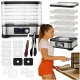 Ruhhy 25928 Food Dehydrator for Mushrooms, Fruits & Vegetables, 10L, 400W