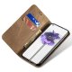 Nothing Phone 2 Jeans Cloth Texture Magnetic Book Case Cover, Khaki | Чехол для Телефона Кабура...