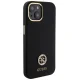 Guess Silicone Logo Strass 4G Case for iPhone 15 / 14 / 13, Black