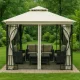 Waterproof Replacement Canopy for 3x3 m Gazebo MultiGarden, Beige