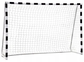 Kids' football goal with net 180x120 cm, MultiGarden, black and white