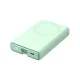 Powerbank Joyroom JR-PBM01 magnetic 10000mAh 20W with stand + Lightning cable - USB-C - green