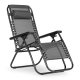 Zero Gravity Reclining Garden Lounger Chair MultiGarden, Grey