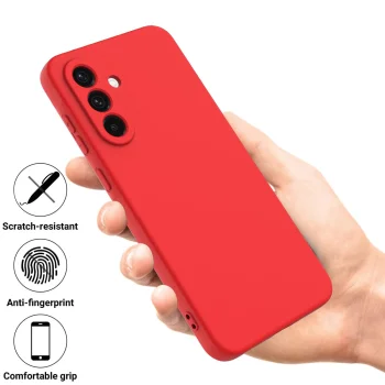 TFO Silicon dėklas telefonui Samsung Galaxy A57 5G, raudonas