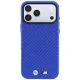 BMW M Carbon Metal Logo MagSafe Case for iPhone 17 Pro Max / 18 Pro Max - Blue