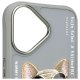Nimmy Glasses Cool Dog Case for iPhone 16, Gray