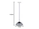 Heavy-Duty Rubber Toilet and Sink Plunger, Grey-White