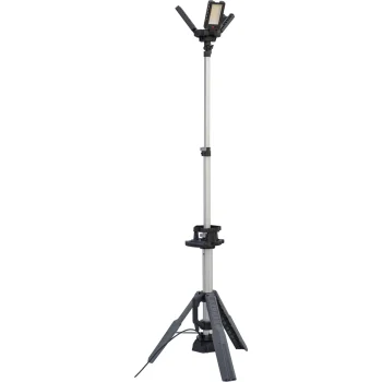 Brennenstuhl 13050 T Three-Head Tripod LED Work Light, 100W, 13500lm, IP54