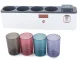 Toothbrush Organizer with UV Sterilizer and Toothpaste Dispenser