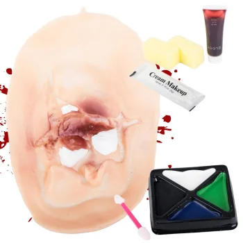 Artificial Scar and Blood Makeup Kit for Halloween