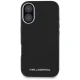 Karl Lagerfeld Saffiano MagSafe Case for iPhone 16 - Black