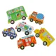 Children\'s Puzzle in a Metal Tin Vehicles, 30 Pieces, 6 Pictures