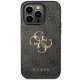Чехол Guess для iPhone 15 Pro 4G Big Metal Logo, серый