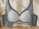 Women\'s Seamless Push Up Sports Bra, Grey, Size L