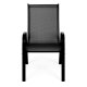 Set of 4 Garden Chairs for Patio and Balcony MultiGarden, Black