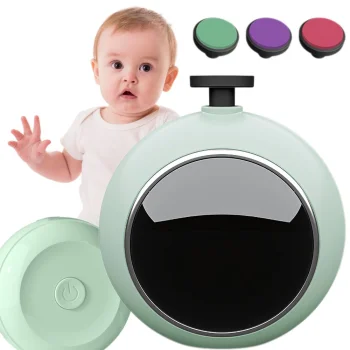 Portable Electric Nail File for Kids and Adults with 3 Attachments