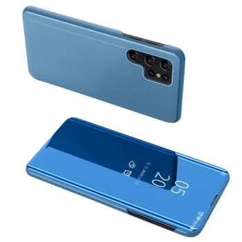 Clear View Case for Samsung Galaxy A05s Flip Cover, Blue