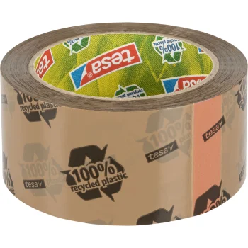 Tesa tesapack Eco & Strong Packaging Tape, 50 mm x 66 m, Brown