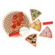 Wooden pizza play set with accessories
