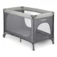 Ricokids Foldable Travel Cot with Mattress and Bag, Light Grey
