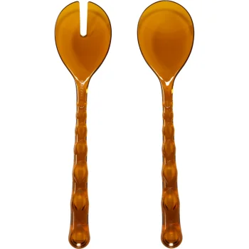 Guzzini VANITY Salad Servers 27.5 x 6.3 cm, Caramel