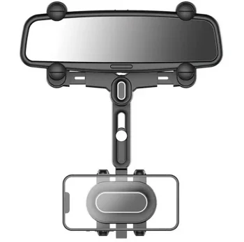 Universal Rearview Mirror Car Phone Mount AP25, Black