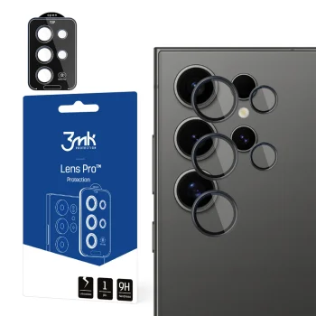 3mk Lens Protection Pro Camera Glass for Samsung Galaxy S24 Ultra - Black