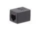 Maclean MCTV-811 RJ45 Coupler Cat6 Female to Female, Black