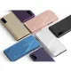 Clear View Flip Cover Case for Samsung Galaxy A03s (166.5), Black