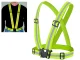 Reflective Harness Vest for Cycling and Running, Green