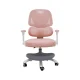 Ergonomic Kids Desk Chair with Footrest, Swivel Adjustable, Pink