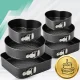 Non-Stick Springform Cake Pan Set, 6 Pieces