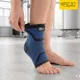 4Fizjo 923 elastinis kulkšnies įtvaras, XL, juodas / mėlynas