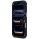 Mercedes Leather Semi Wrap MagSafe Case for iPhone 17 Pro Max, Black