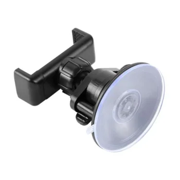 PULUZ PU537B Smartphone Car Mount with Suction Cup and 360-Degree Rotation, Black