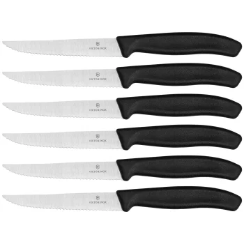 Victorinox Swiss Classic steak knives, 6 pieces, 11 cm serrated blade