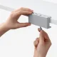 Orico MH4PC Clamp-Mounted USB-C Hub, 3x USB-A / 1x USB-C, Silver