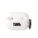 Karl Lagerfeld AirPods Pro 2 Case Silicone Choupette Head 3D, White