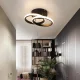Black LED Ceiling Light 20W, 230V, Neutral White