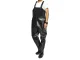 Fishing Waders with Suspenders, Size 44, Black