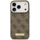 Guess 4G Logo Plate MagSafe case for iPhone 18 Pro Max / 17 Pro Max, brown