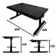 Adjustable Laptop Table Matrix with 4-Port USB Hub and Fan