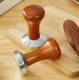 Coffee Tamper 51mm, Stainless Steel / Light Wood