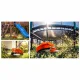 Humberg HM-616 Petrol Brushcutter Grass Trimmer 55cc + Oil