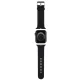 Karl Lagerfeld Apple Watch 42/44/45/49mm Strap 3D Rubber Karl&Choupette, Black